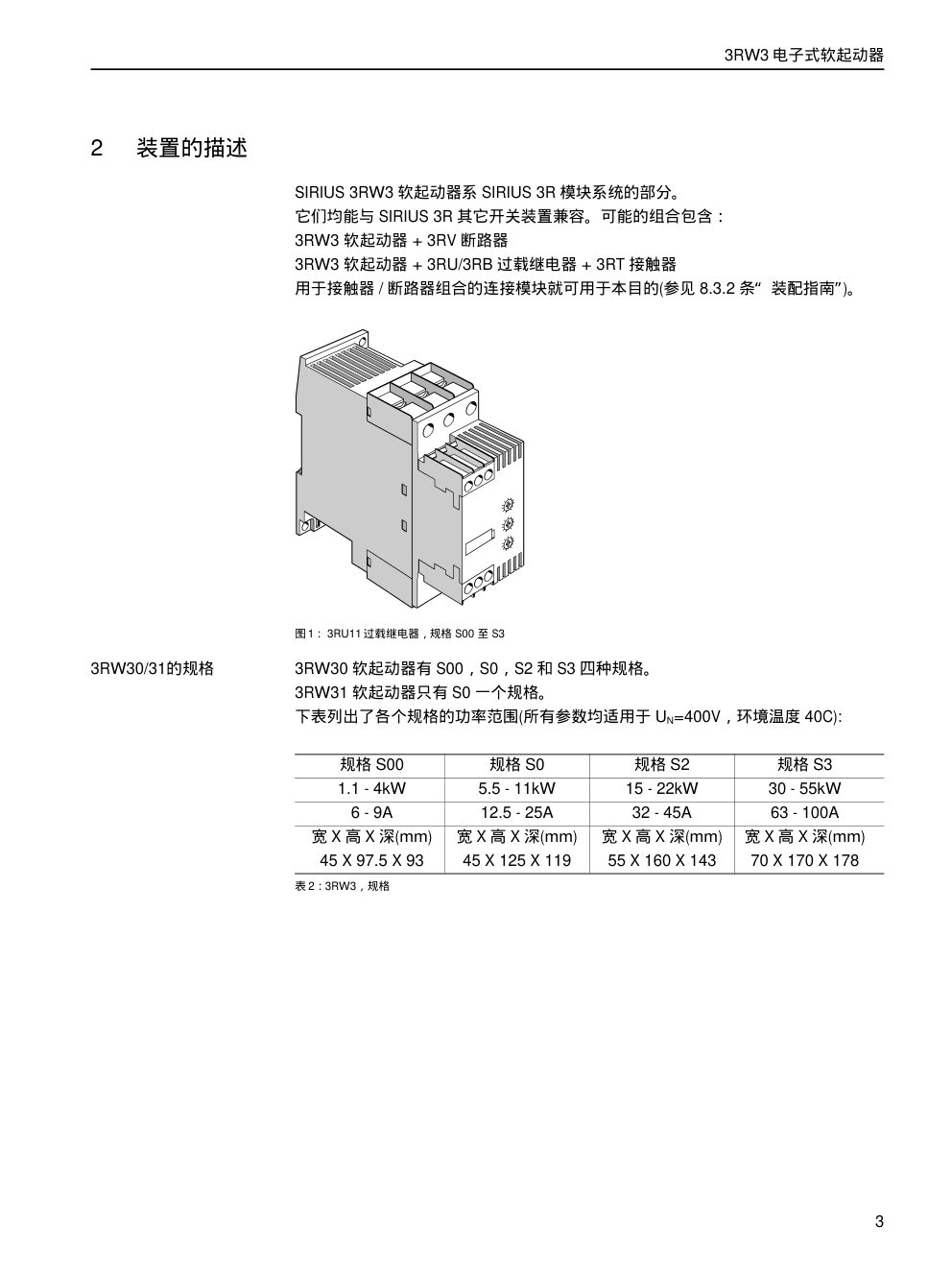 3RW30 31电子式软起动器用户手册-4 3RW30 31电子式软起动器用户手册-4