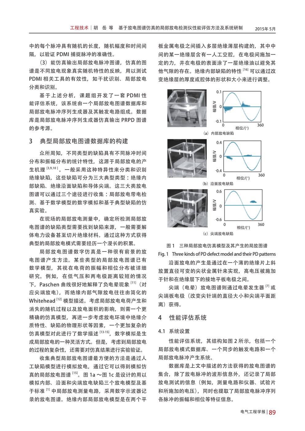 基于放电图谱仿真的局部放电检测仪性能-2