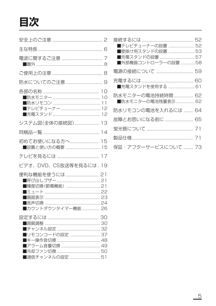 CASIO XF-810小型液晶电视说明书-4 CASIO XF-810小型液晶电视说明书-4