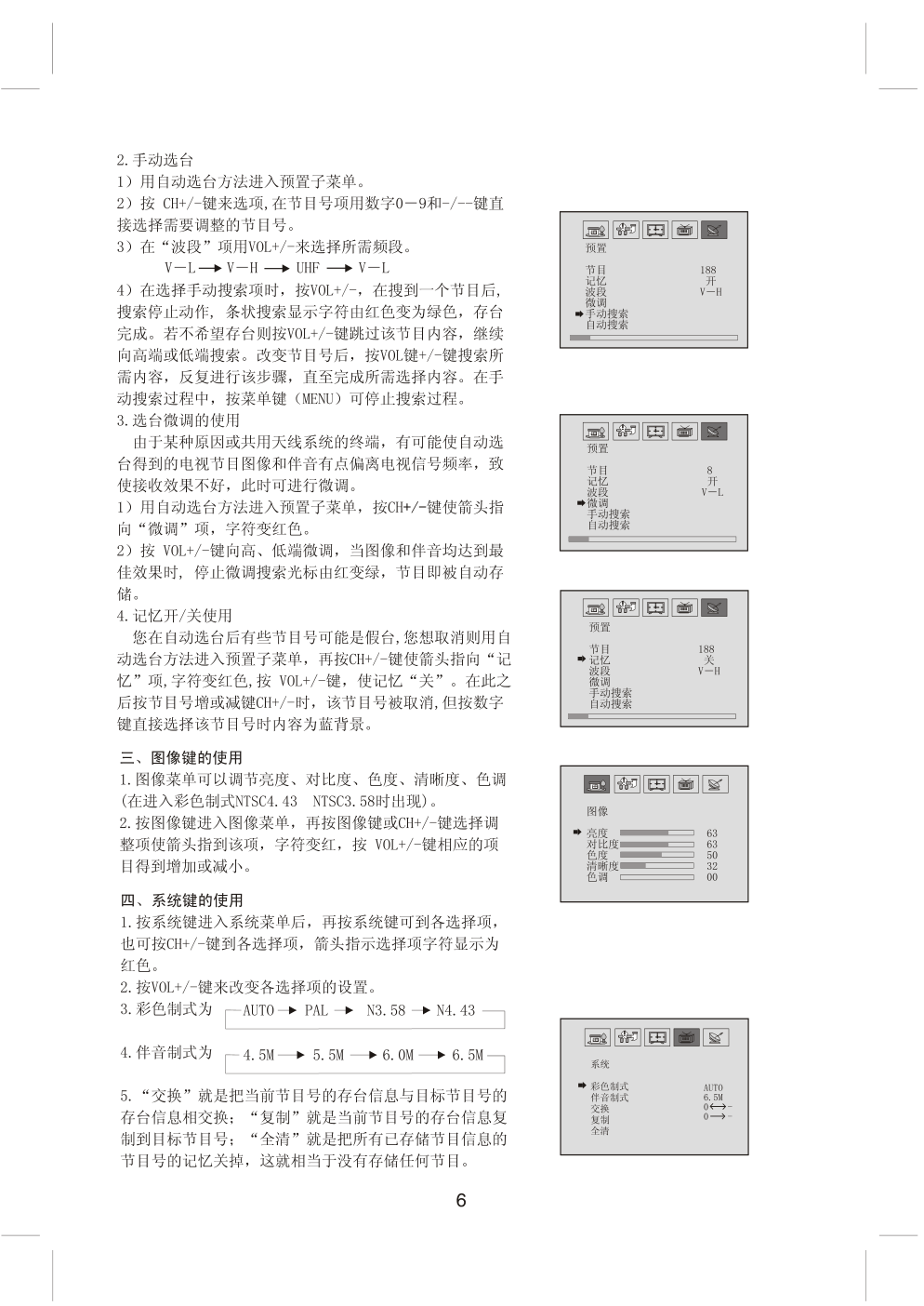 上广电D2505.彩电使用说明书-7 上广电D2505.彩电使用说明书-7