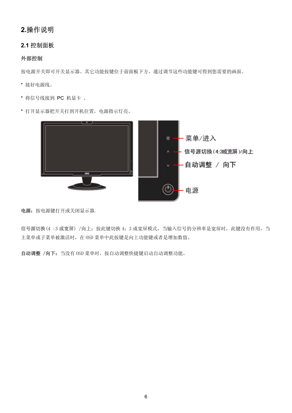 AOC 2436Vwg液晶显示器维修手册-5