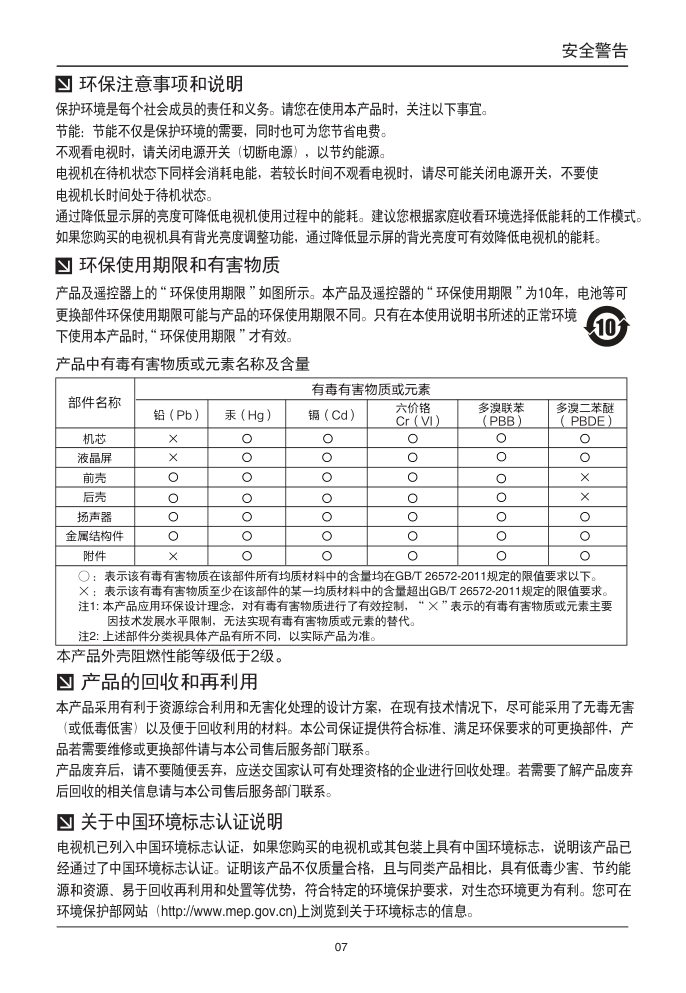 TCL王牌L48E9600液晶彩电使用说明书-8
