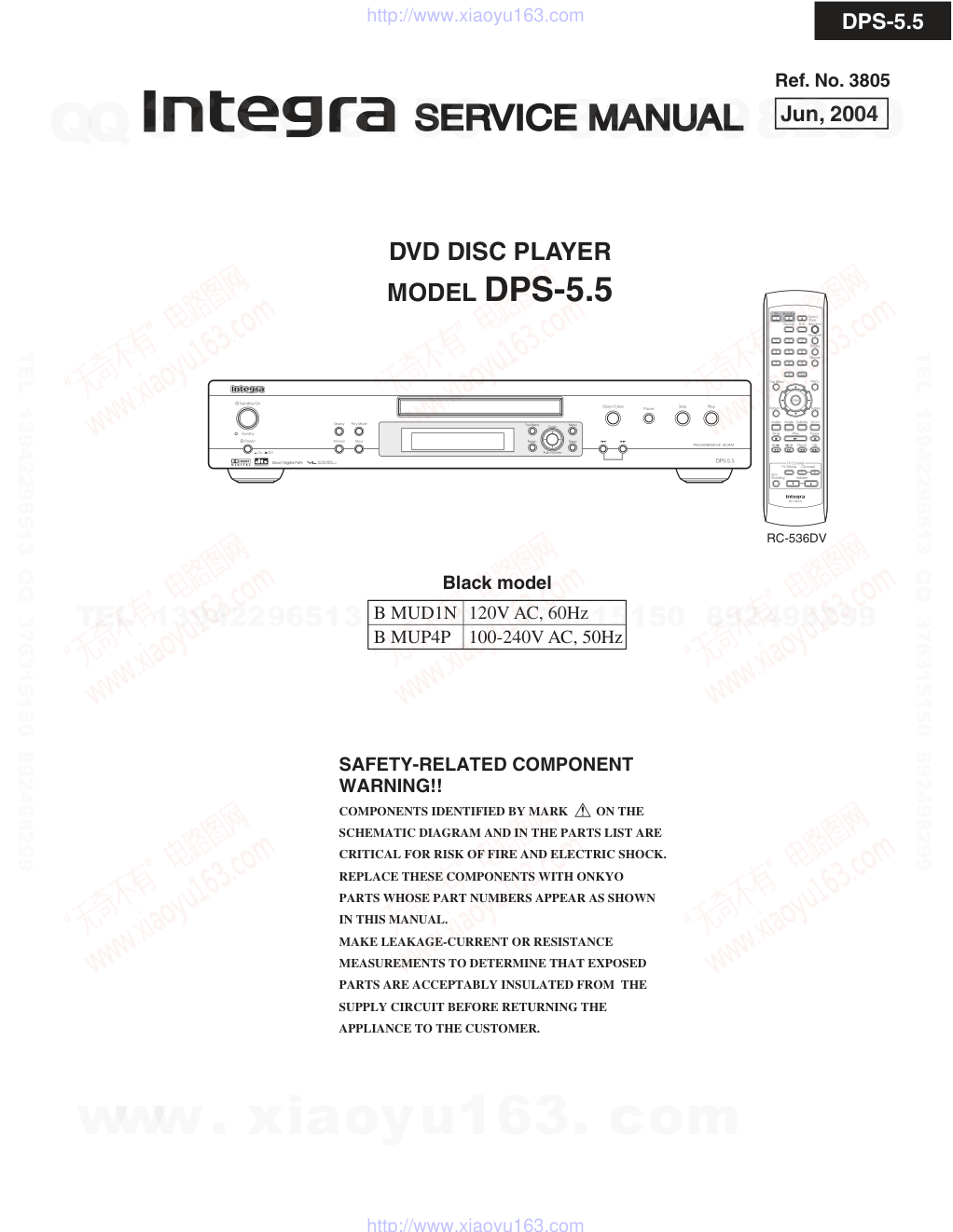 安桥ONKYO DPS-5.5 DVD播放器电路图-0