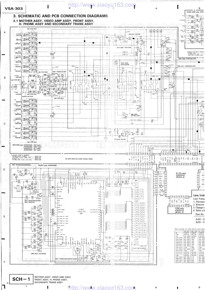 先锋PIONEER VSA-303电路图-2