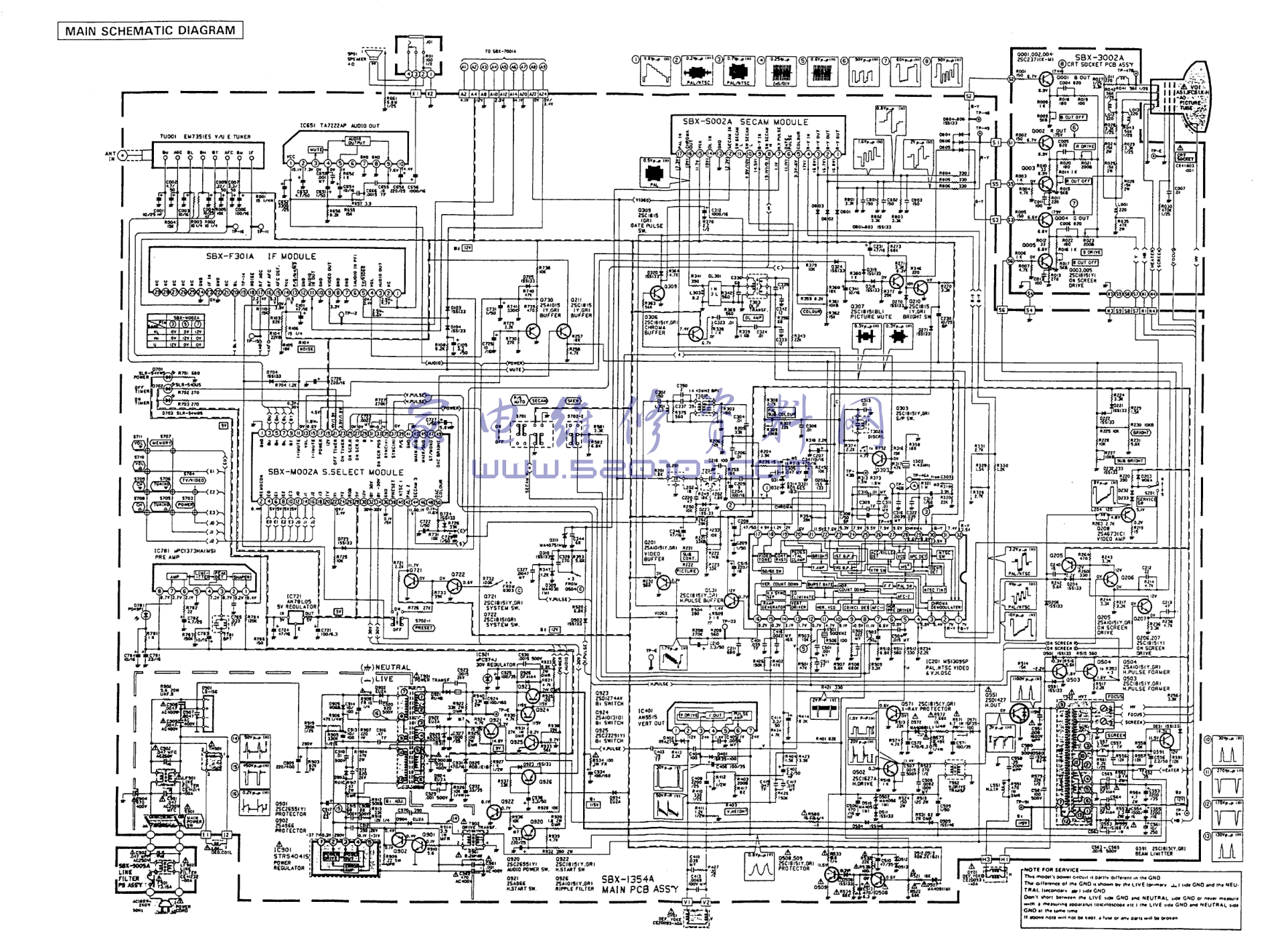 JVC C211ED彩电图纸-3