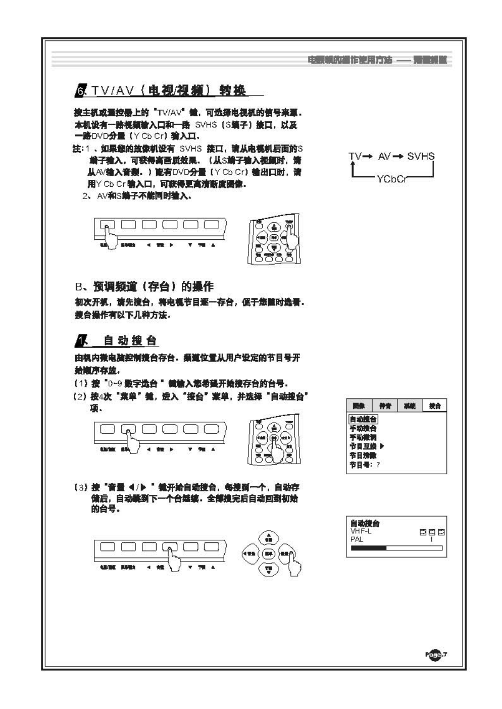 TCL王牌AT21266A彩电使用说明书-8