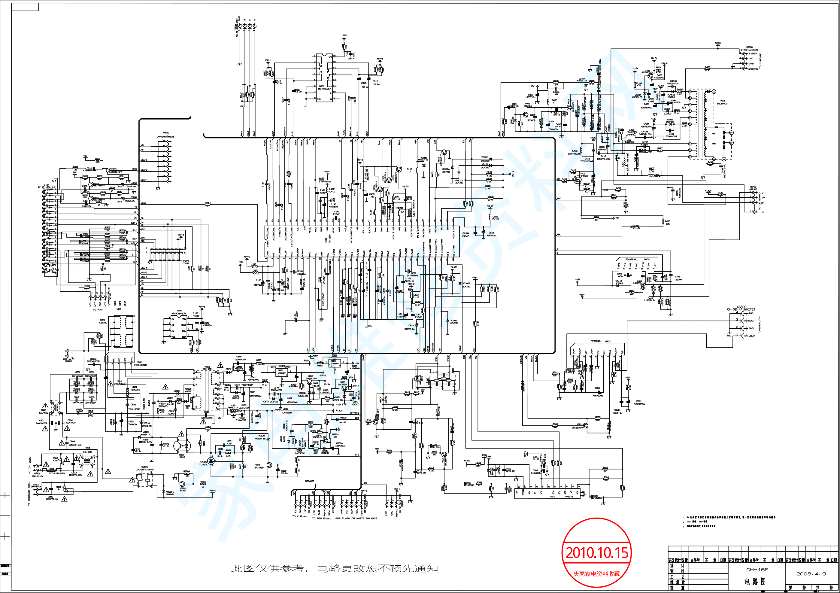 长虹PF21300[F52]（TDA11135机芯）电路图-0