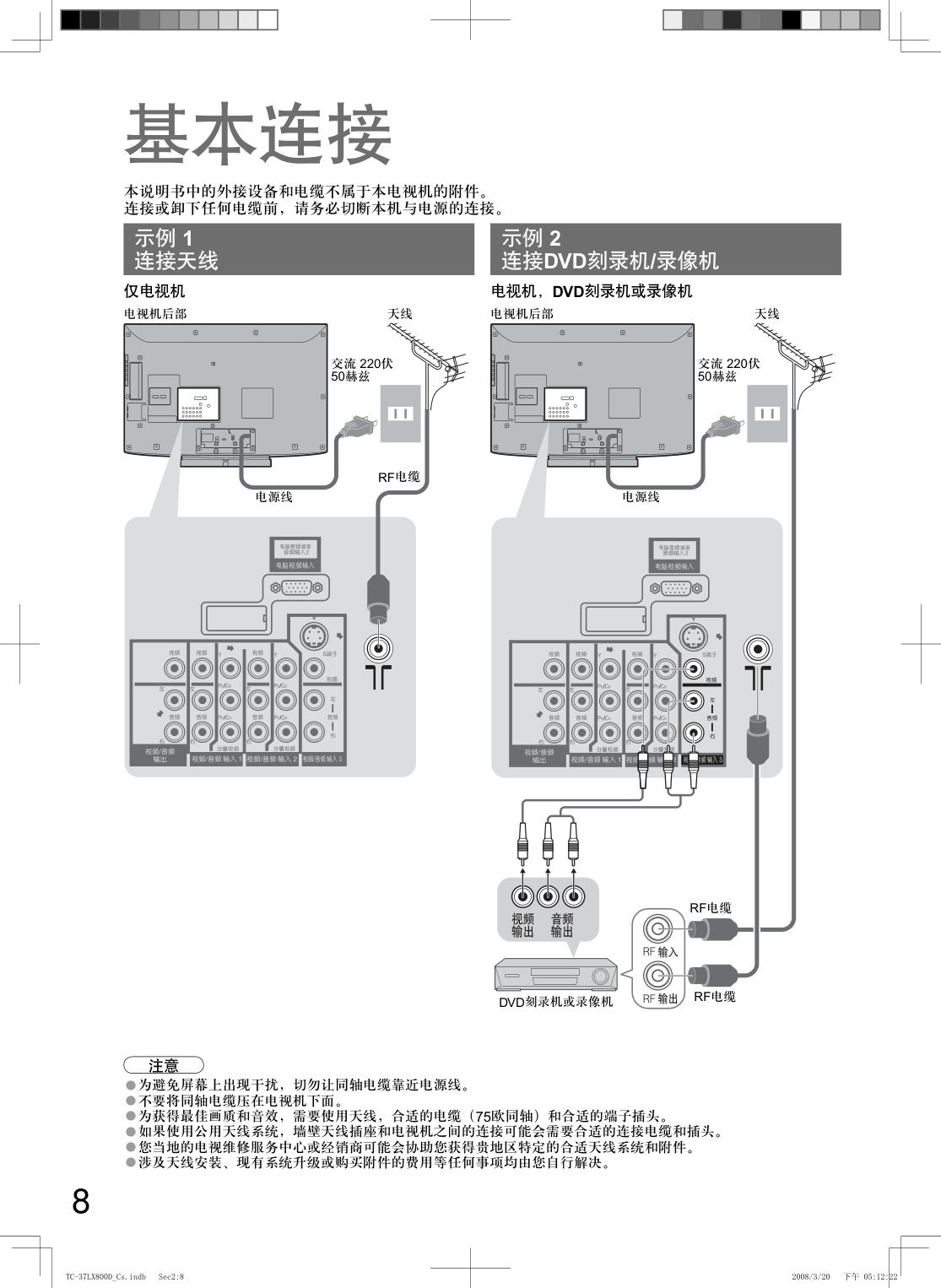 松下TC-37LX800D液晶彩电使用说明书-7 松下TC-37LX800D液晶彩电使用说明书-7