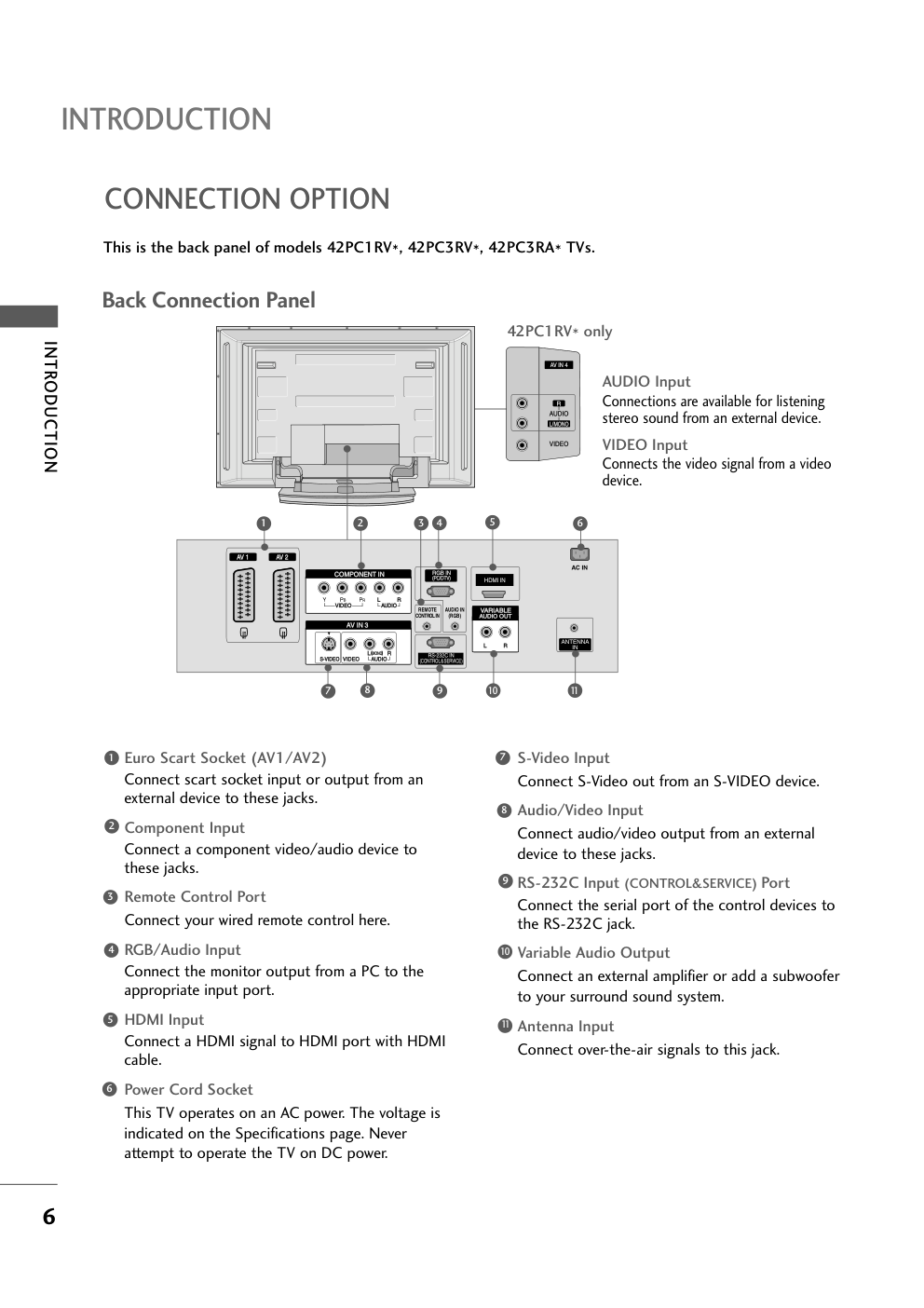 LG 26LC2R液晶彩电使用说明书-7