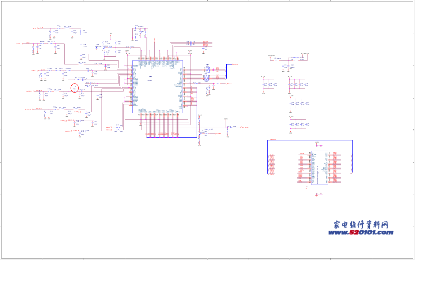TCL LCD32B66-L GM21-LPL液晶电视原理图-0