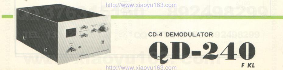先锋PIONEER QD-240音响电路图-0