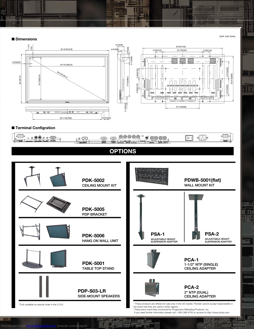 先锋PDP-502MX等离子彩电使用手册-6