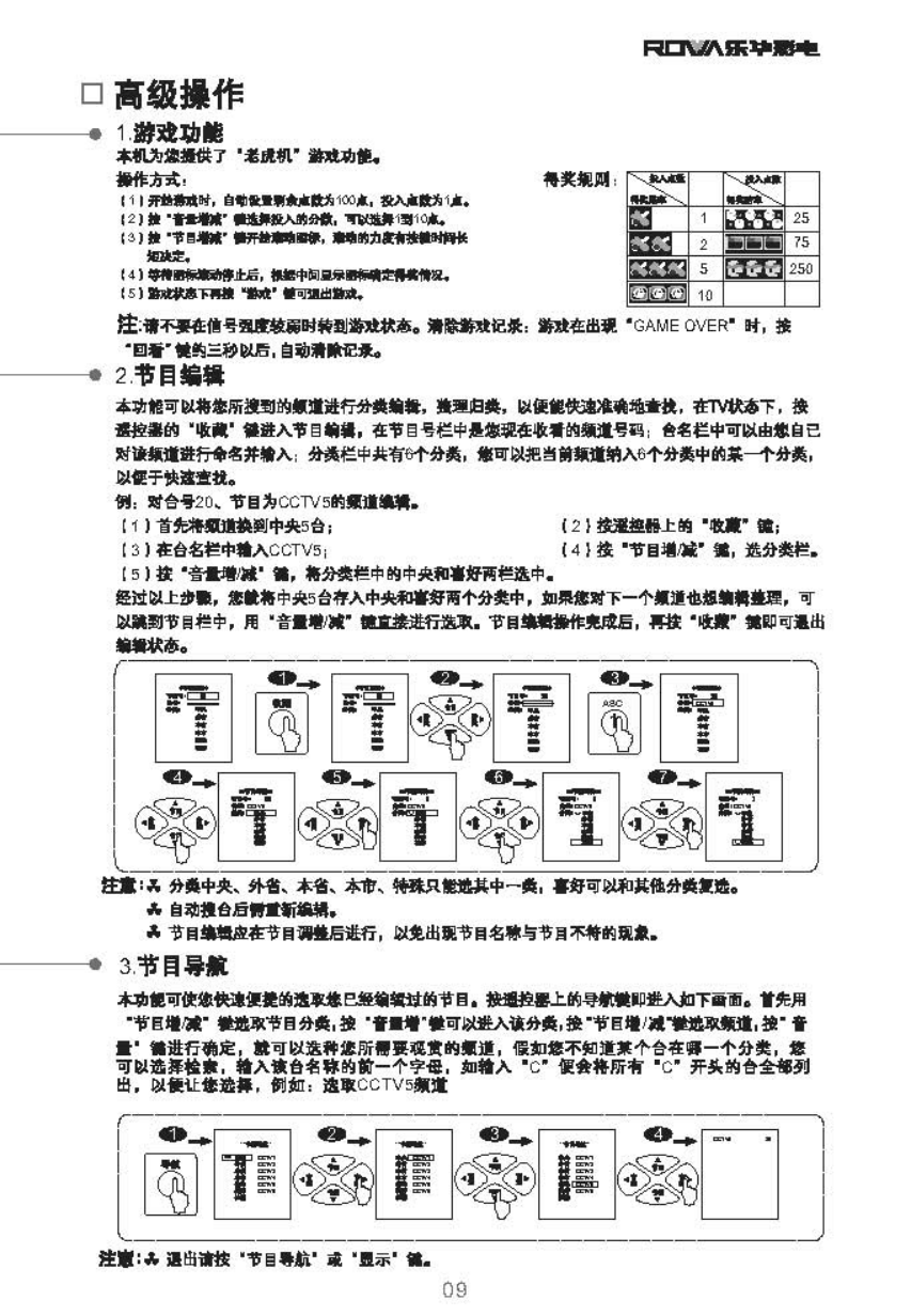 乐华21V88彩电使用说明书-9 乐华21V88彩电使用说明书-9