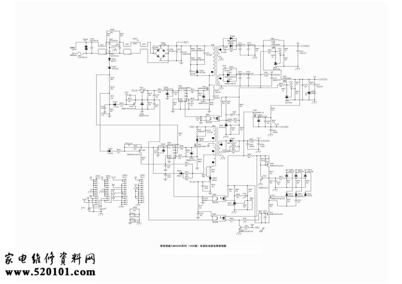 海信TLM32E29液晶电视（1032板）电路原理图-0