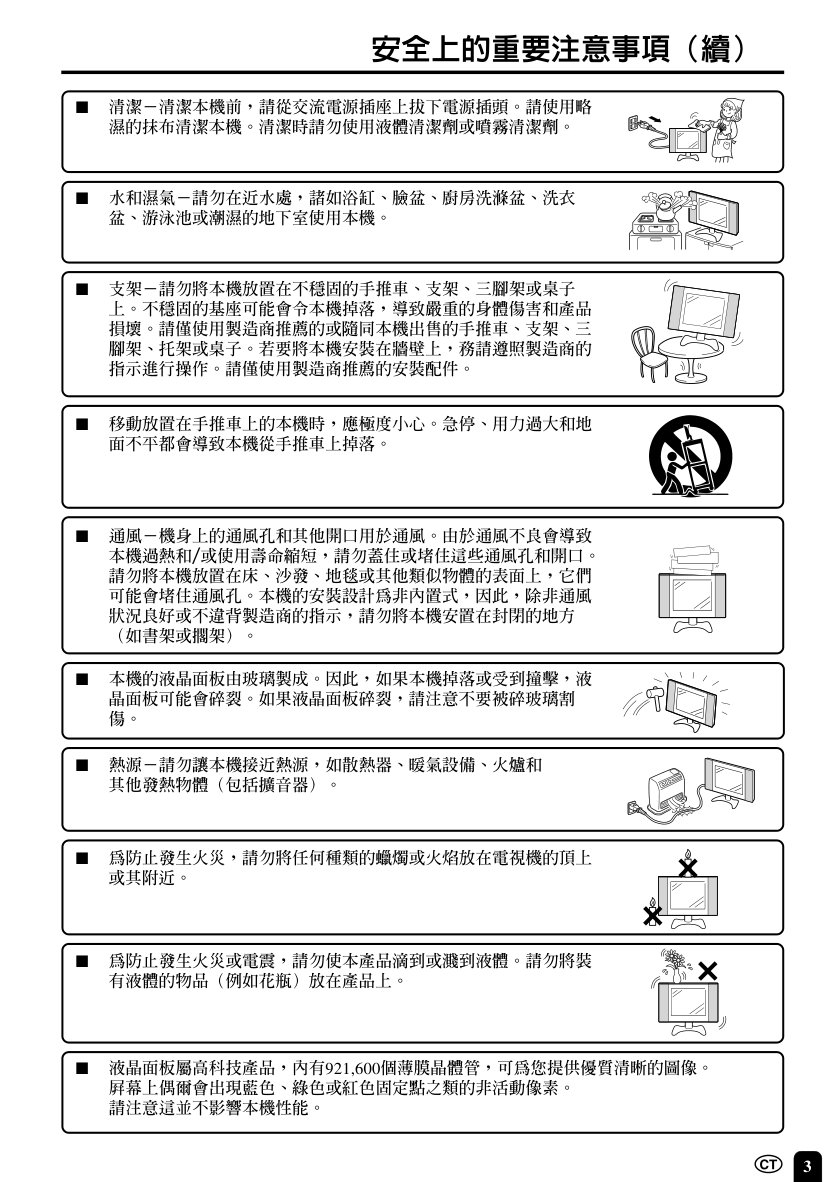 声宝LC-20B4H液晶电视说明书-3 声宝LC-20B4H液晶电视说明书-3