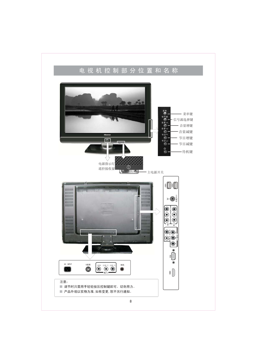 海信TLM3207U液晶彩电使用说明书-7 海信TLM3207U液晶彩电使用说明书-7