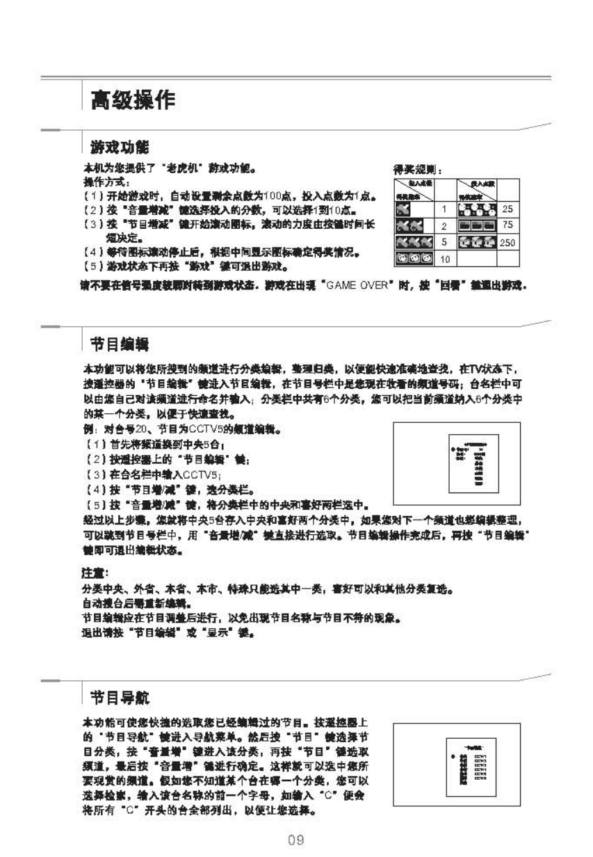 TCL王牌NT21M71N彩电使用说明书-9 TCL王牌NT21M71N彩电使用说明书-9