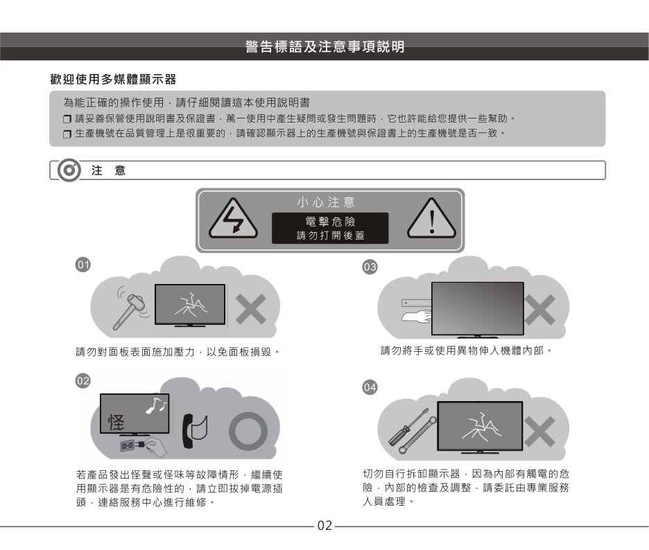 声宝EM-50NT15D液晶彩电使用说明书-2 声宝EM-50NT15D液晶彩电使用说明书-2