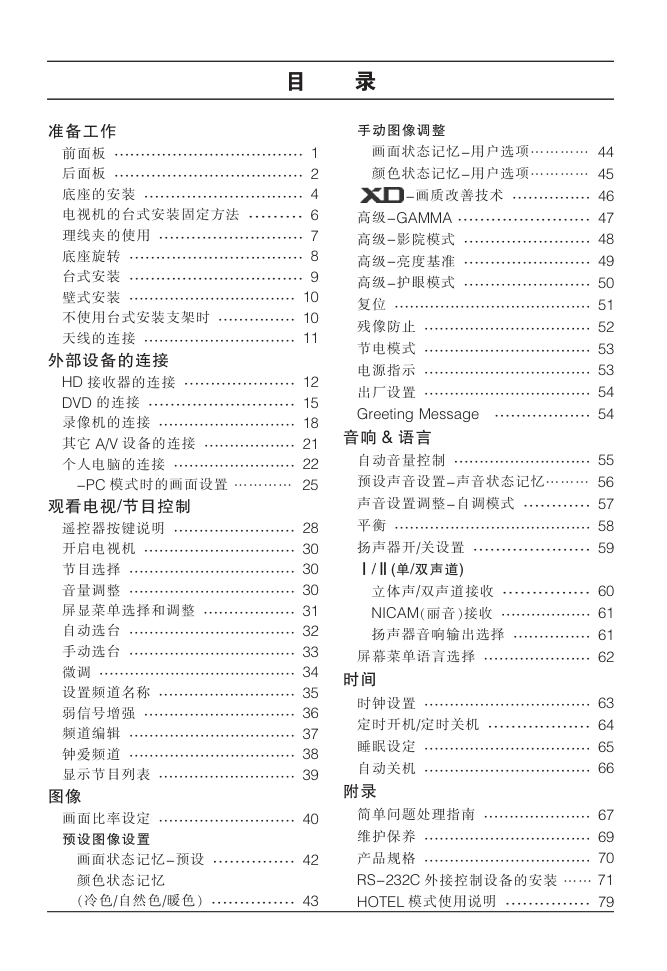 LG 42PG20RC彩电使用说明书-1