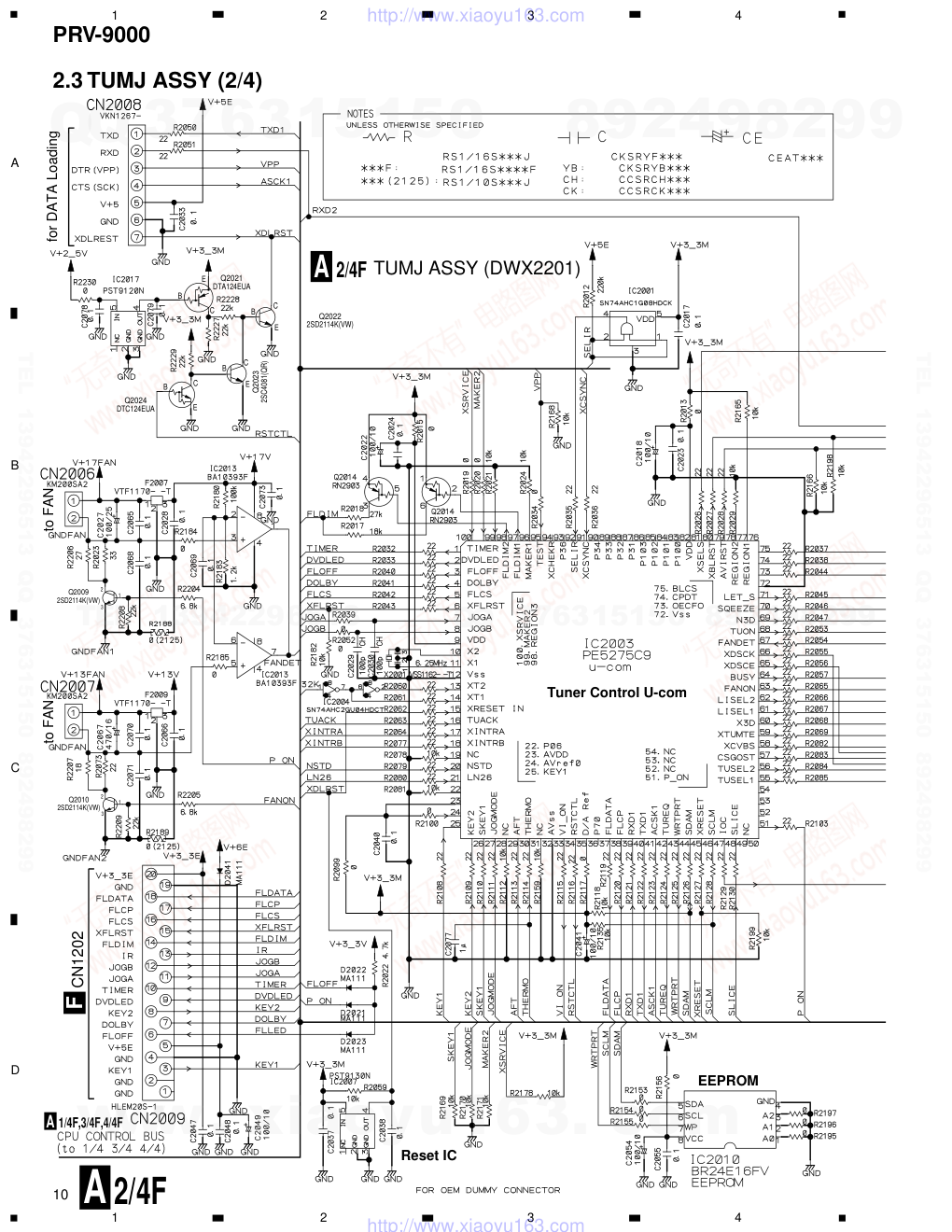 先锋PIONEER PRV-9000音响电路图-9
