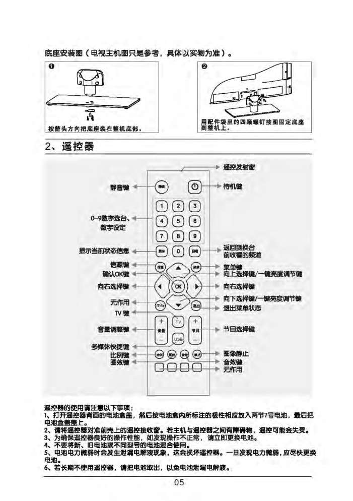 TCL王牌L42F2200B液晶彩电使用说明书-5 TCL王牌L42F2200B液晶彩电使用说明书-5
