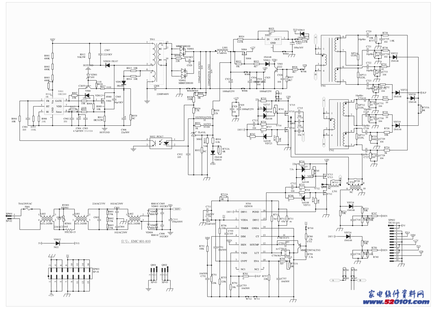 海信TLM26V86K系列液晶(1977板)电源电路原理图-0 海信TLM26V86K系列液晶(1977板)电源电路原理图-0
