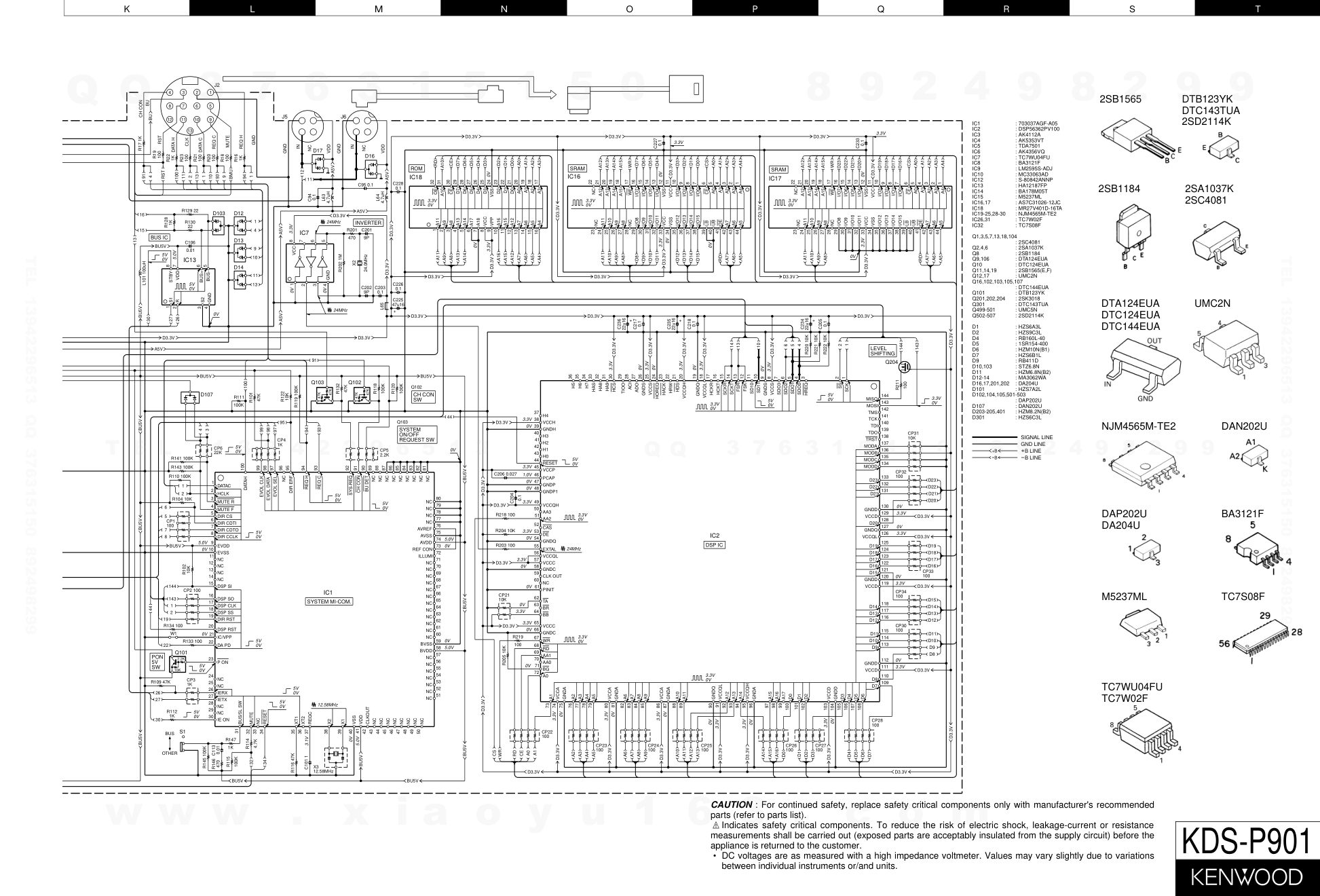 建伍KENWOOD KDS-P901 DVD播放机维修手册-9 建伍KENWOOD KDS-P901 DVD播放机维修手册-9