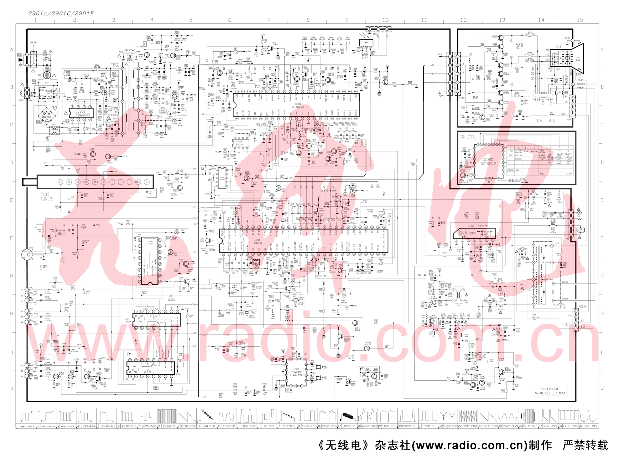 TCL 2901A彩电原理图-0 TCL 2901A彩电原理图-0