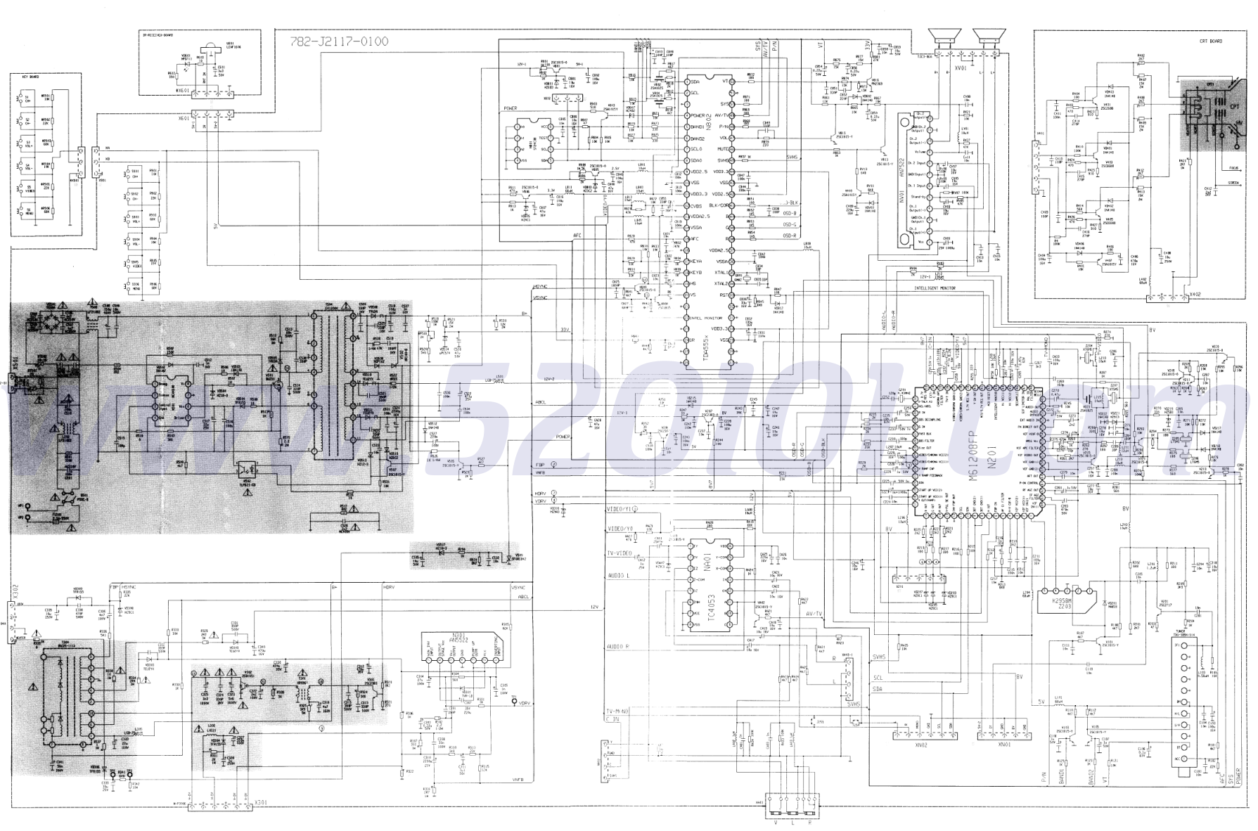 厦华J2130(TDA555X.M61208FP机芯)彩电原理图-0 厦华J2130(TDA555X.M61208FP机芯)彩电原理图-0