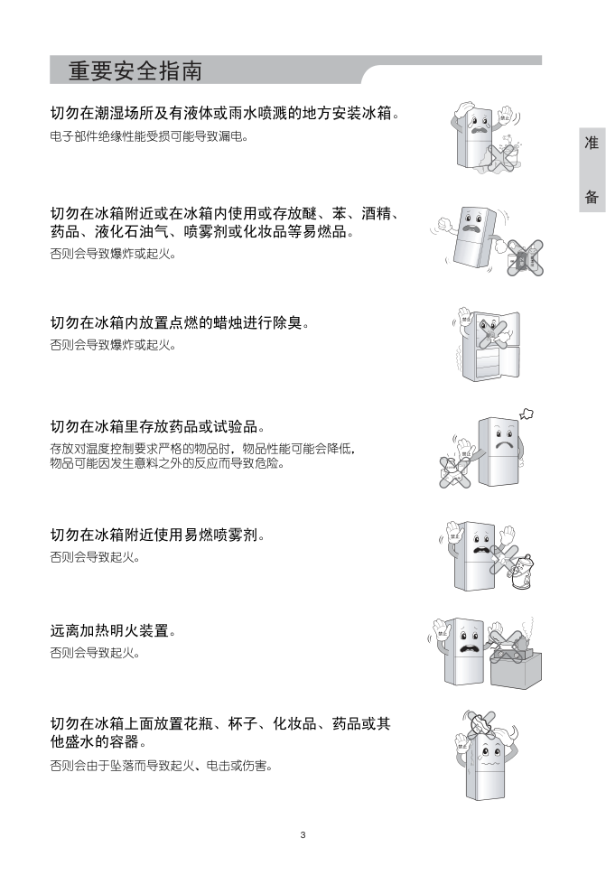 LG GR-S25NDP电冰箱使用说明书-4