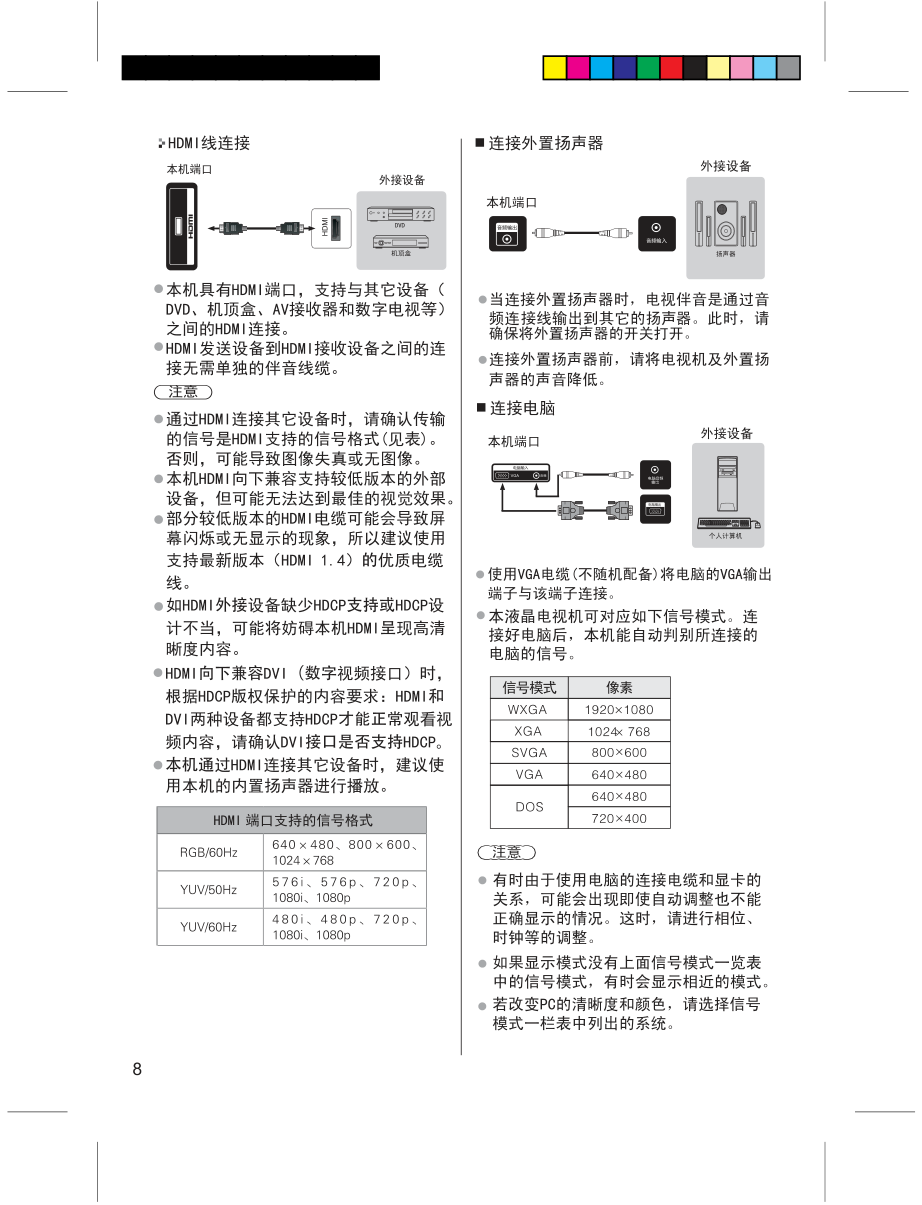 松下TH-49C580C液晶彩电使用说明书-8 松下TH-49C580C液晶彩电使用说明书-8