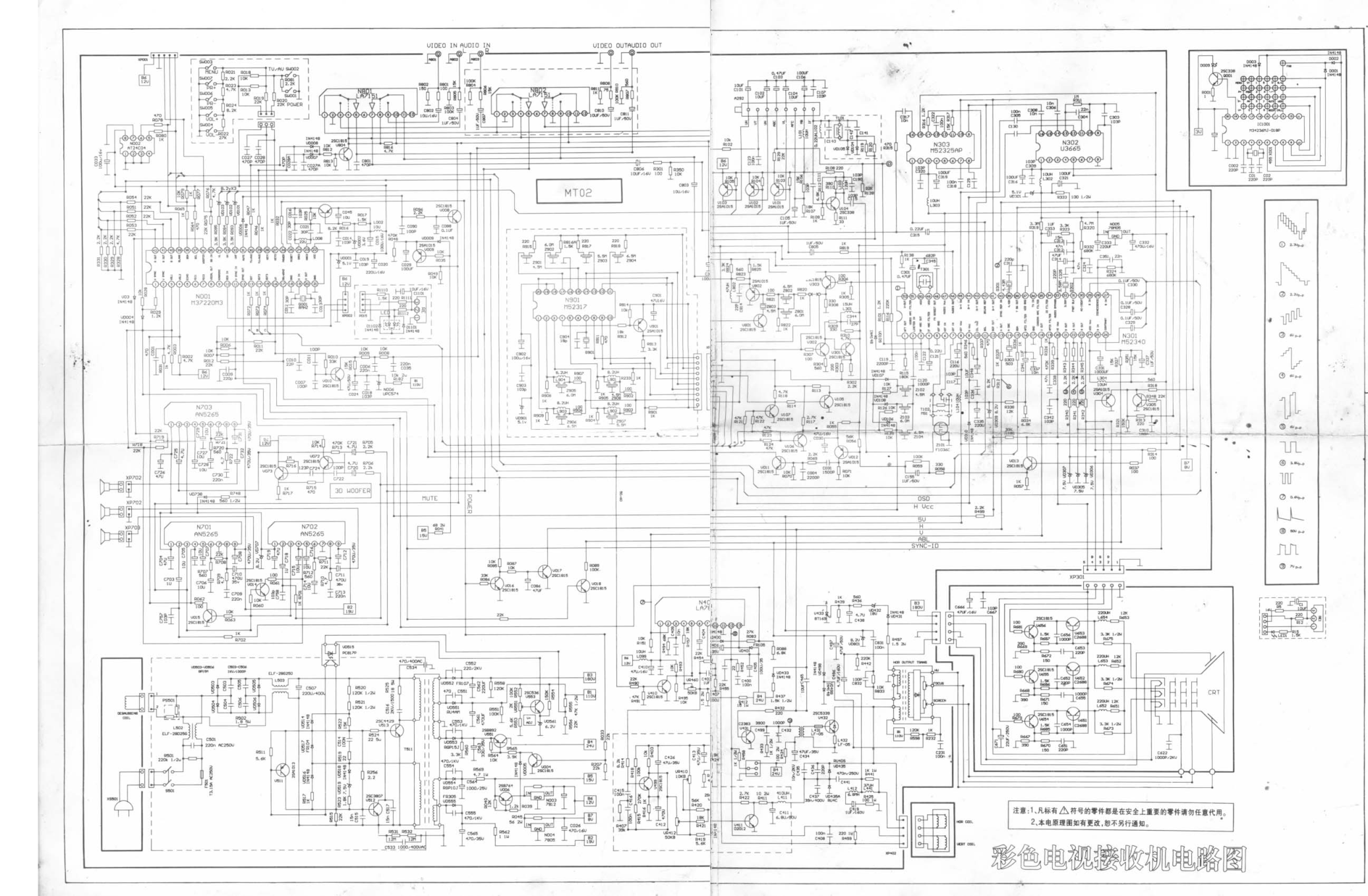 松下TC-29GF85R彩电原理图-0
