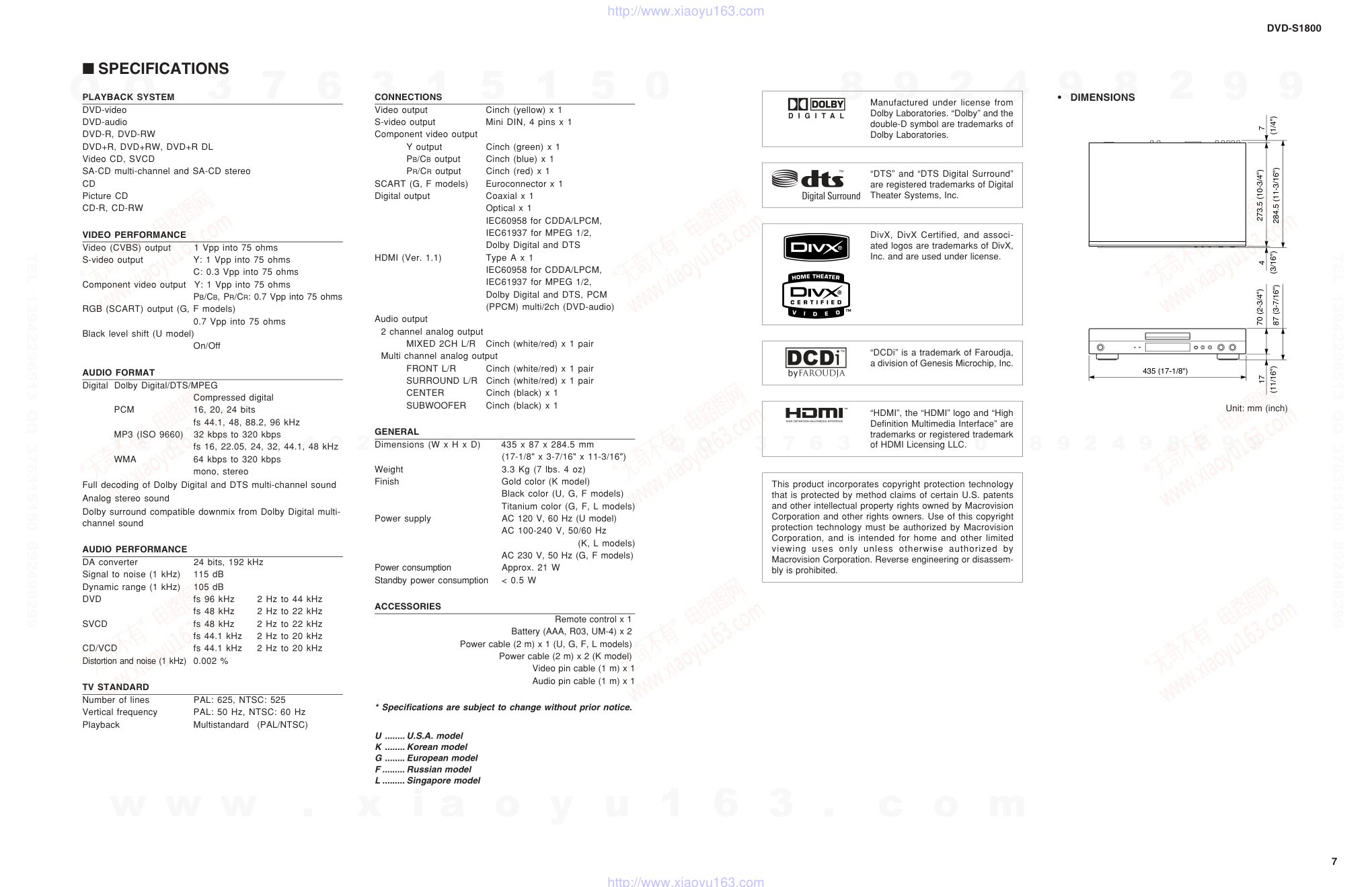 DVD-S1800电路原理图-6 DVD-S1800电路原理图-6