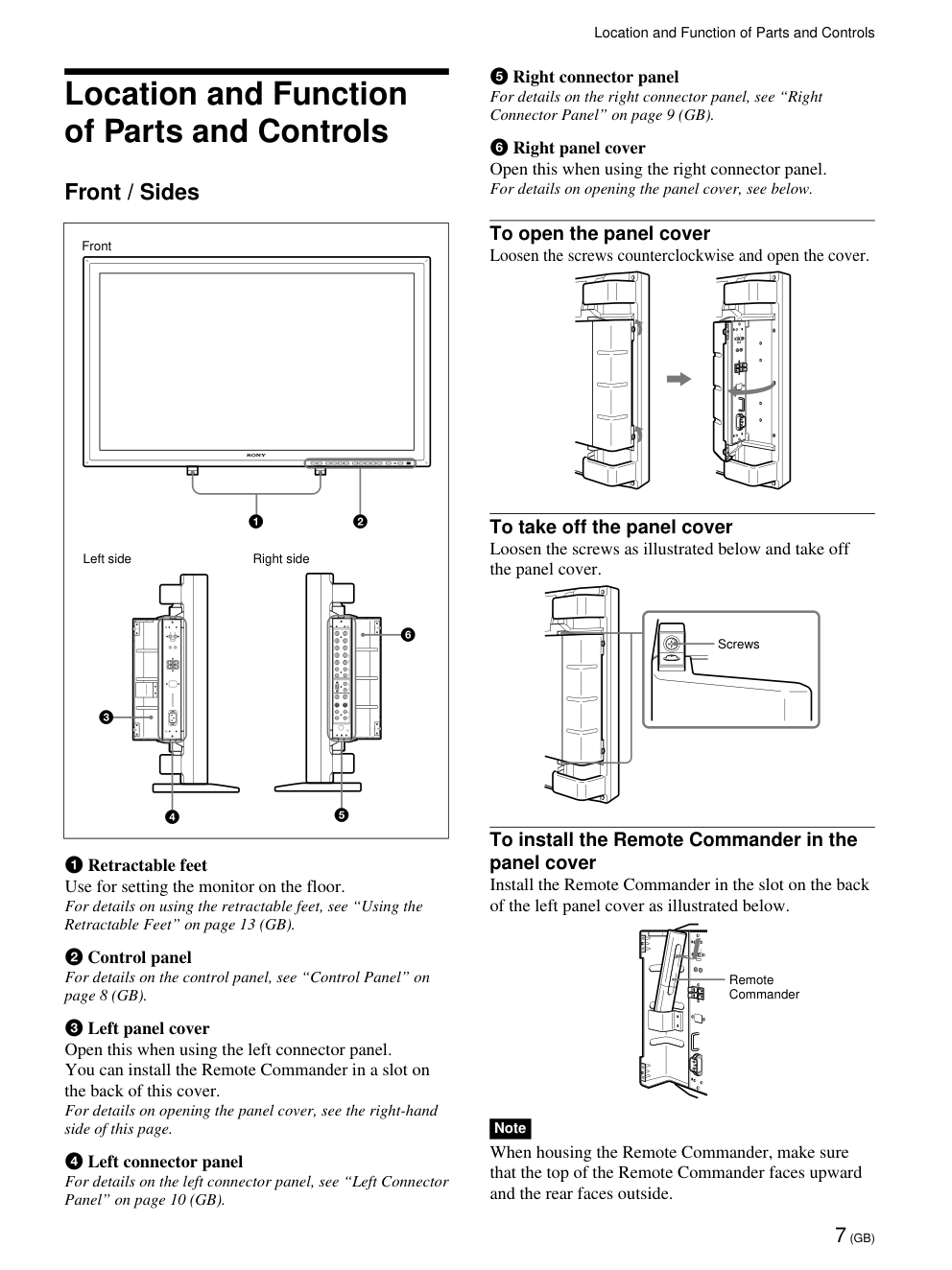 索尼PFM-500A3WU等离子彩电用户手册-6 索尼PFM-500A3WU等离子彩电用户手册-6