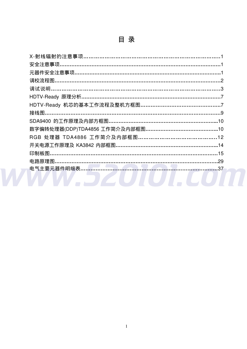 厦华HT-3281D高清彩电原理图-0