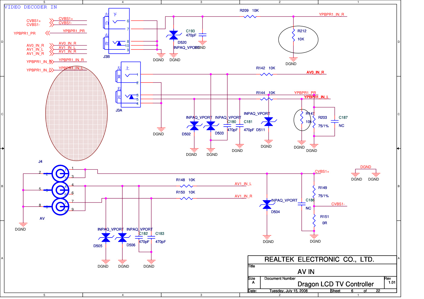 海信TLM32V67D系列（1546板）主板原理图-6