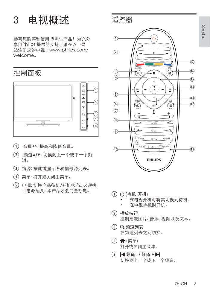 飞利浦42PFL3830T3液晶彩电说明书-6