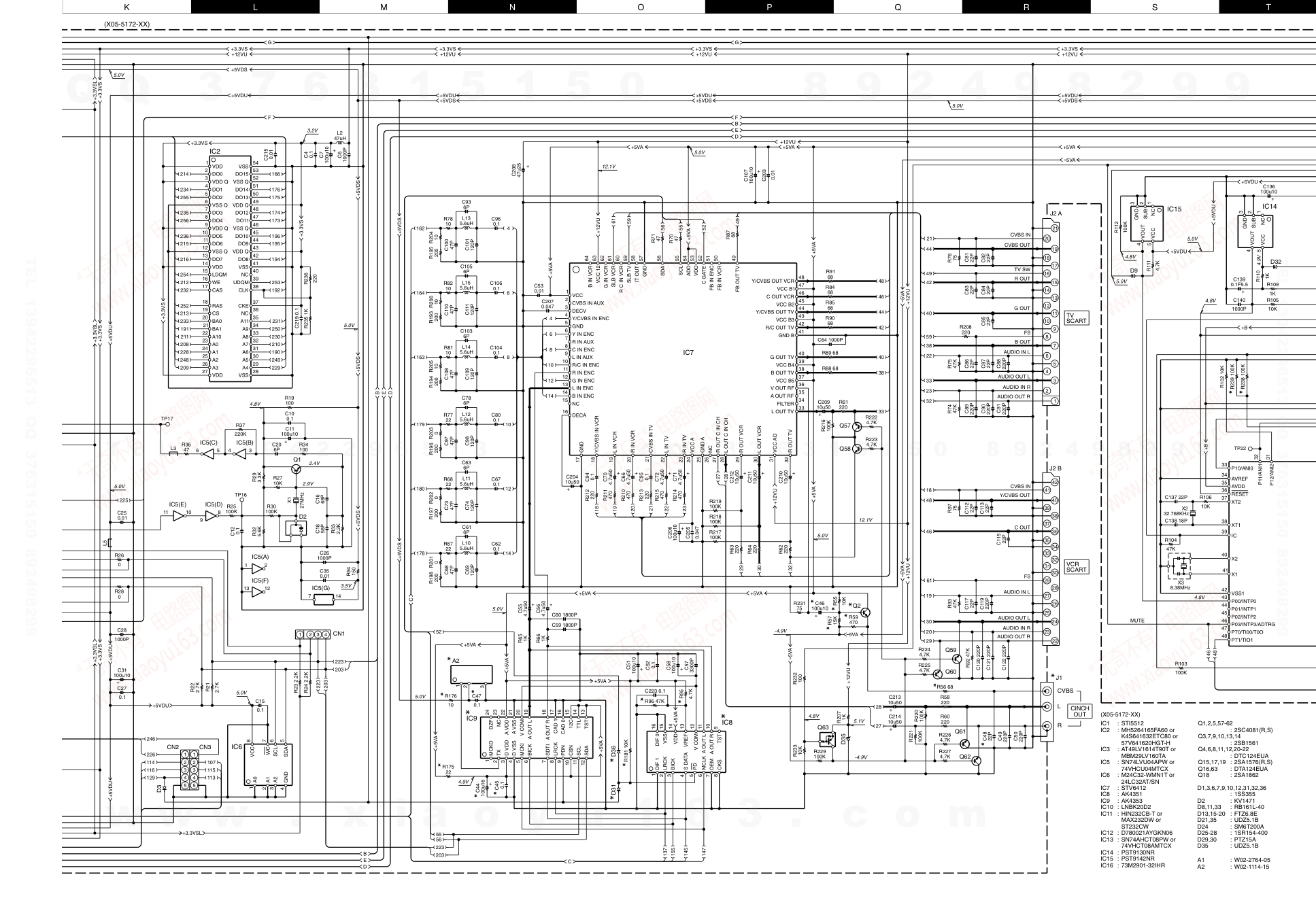 建伍KENWOOD  DTF-300数字多媒体播放器电路图-7