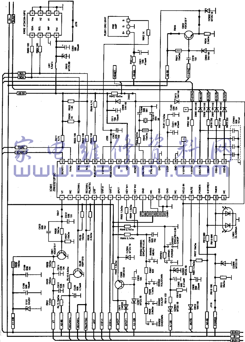 三星 CS5339Z彩电图纸-0 三星 CS5339Z彩电图纸-0