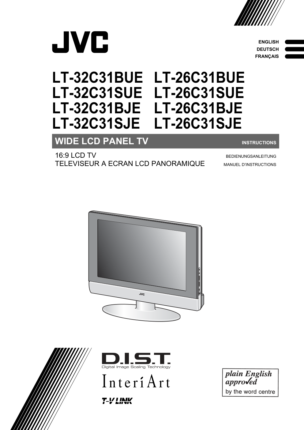 JVC胜利LT-32C31SJE液晶彩电使用手册-0