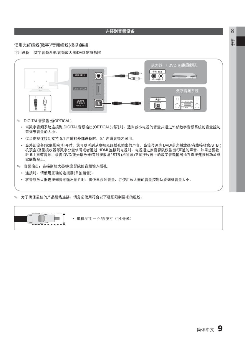 三星UA37C5000QR液晶彩电使用说明书-9 三星UA37C5000QR液晶彩电使用说明书-9