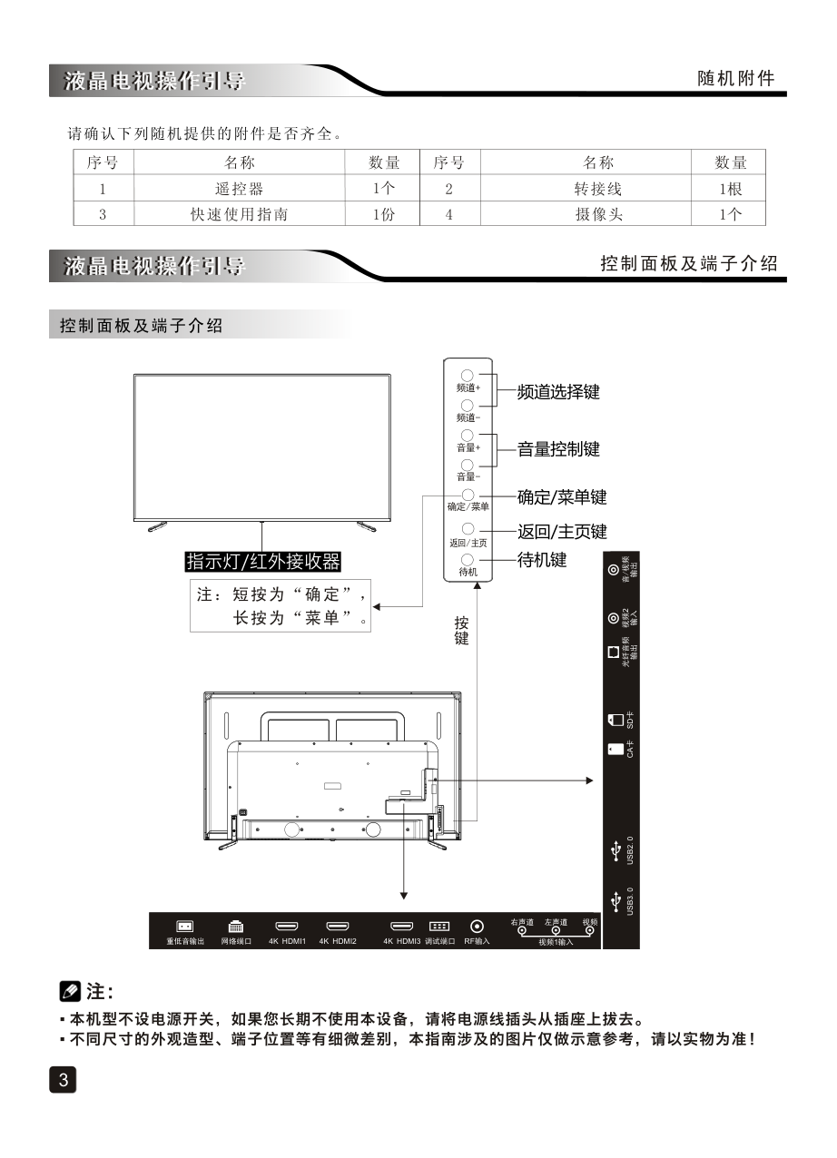 创维65G8210液晶彩电使用说明书-4 创维65G8210液晶彩电使用说明书-4