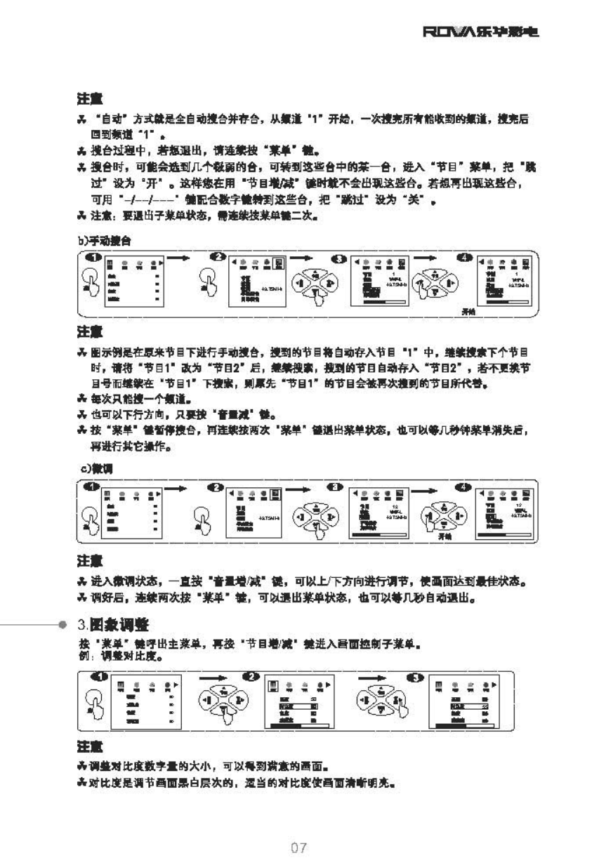 乐华N25B5L彩电使用说明书-7
