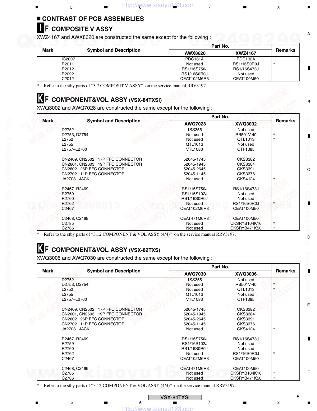 先锋PIONEER VSX-84TXSi-S电路图-4 先锋PIONEER VSX-84TXSi-S电路图-4