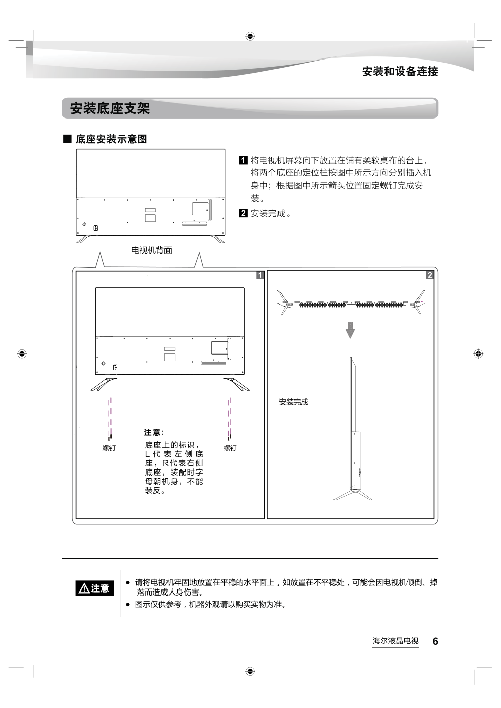 海尔LS58AL88A51液晶彩电使用说明书-6