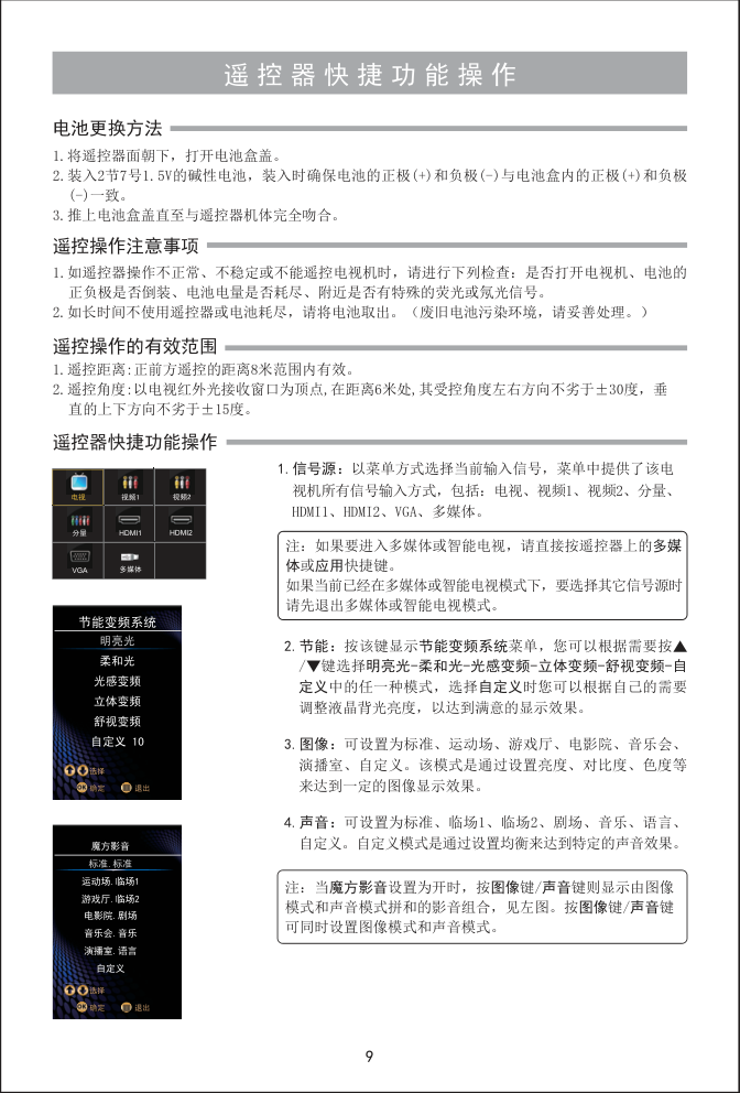 海信LED32K316J3D液晶彩电使用说明书-9 海信LED32K316J3D液晶彩电使用说明书-9