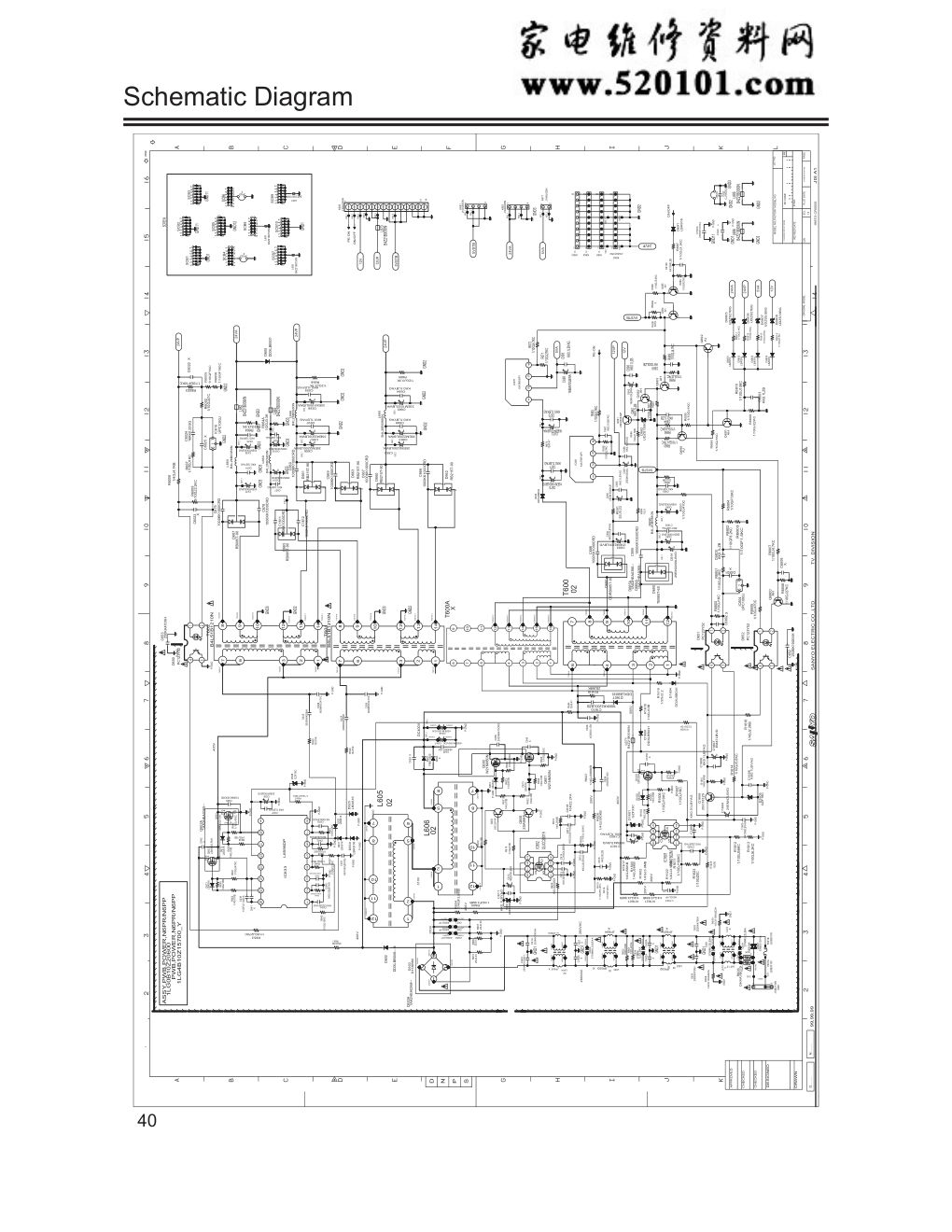 三洋LCD-47S10液晶电视电路原理图-1