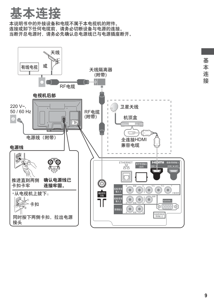 松下TH-P50C30C彩电使用说明书-8 松下TH-P50C30C彩电使用说明书-8