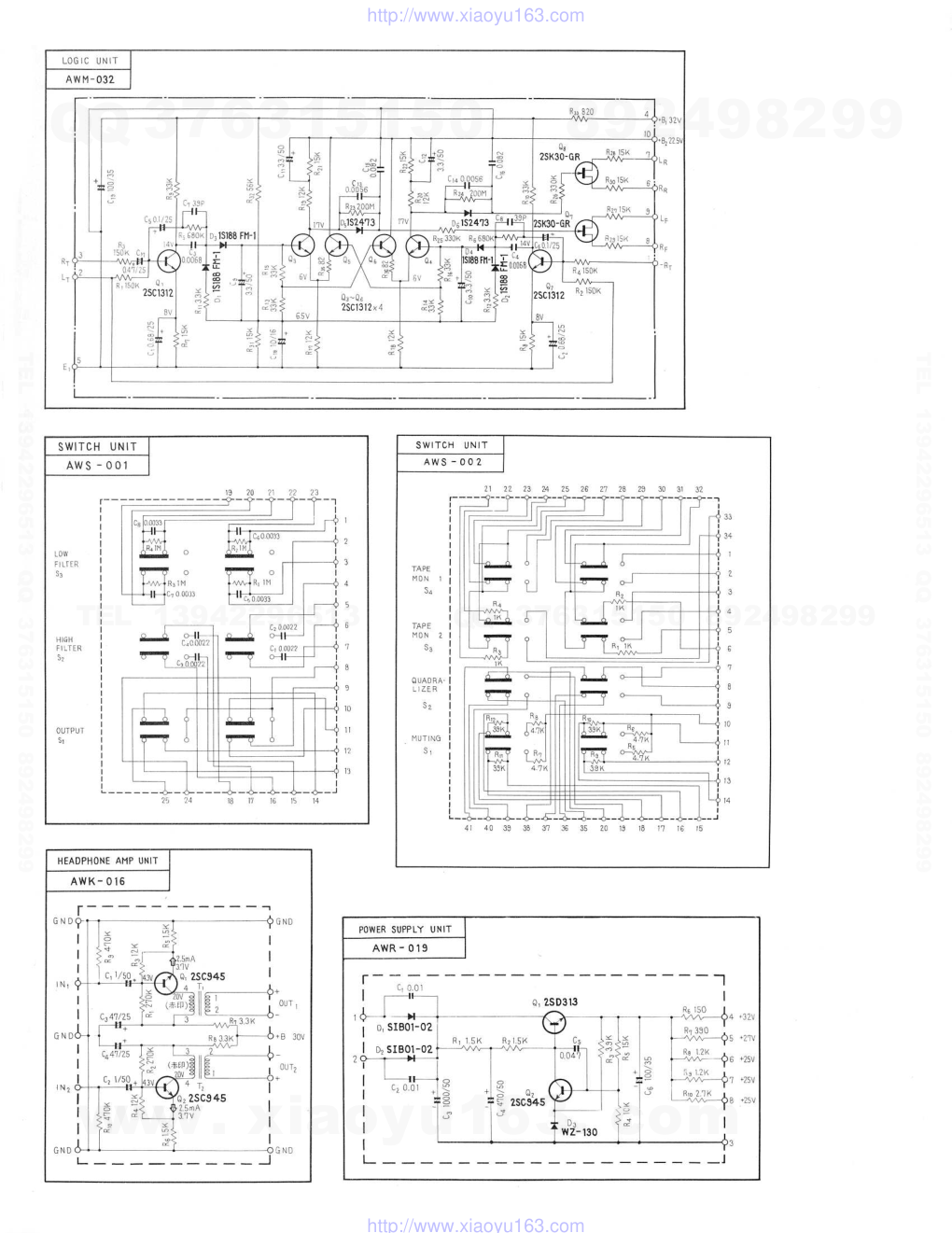 先锋PIONEER QC-800A音响电路图-2 先锋PIONEER QC-800A音响电路图-2