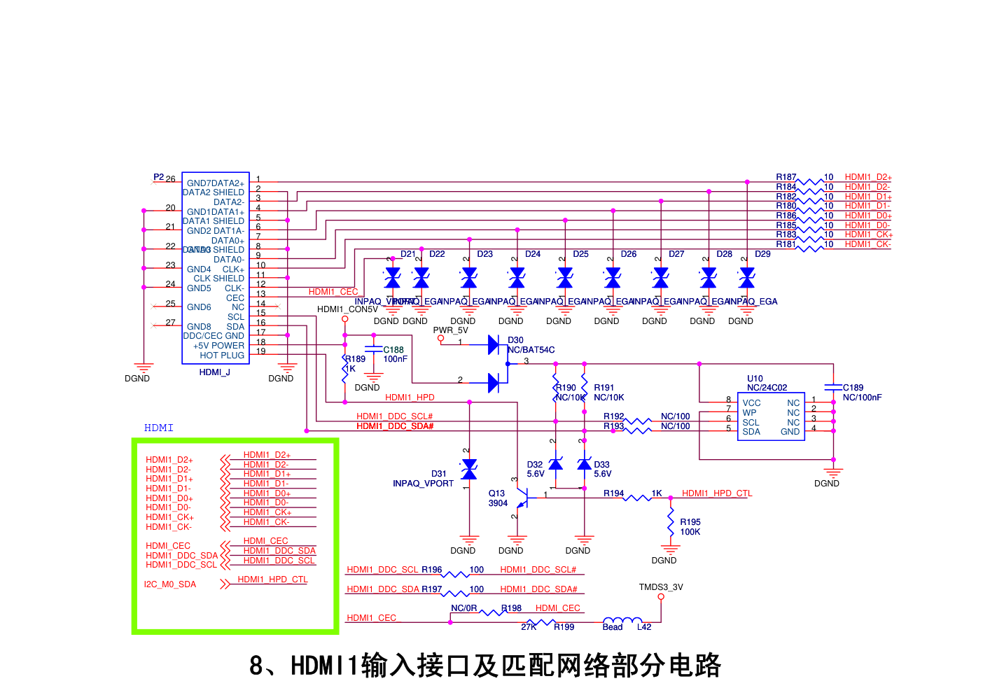 海信TLM32V68系列液晶(1296板)主板电路原理图-8 海信TLM32V68系列液晶(1296板)主板电路原理图-8
